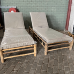 2x Loungebed bamboe , Exotan
